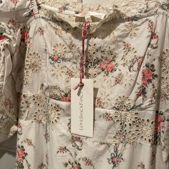 LoveShackFancy Toulon Eyelet Ruffle Dress NWT - Picture 10 of 16